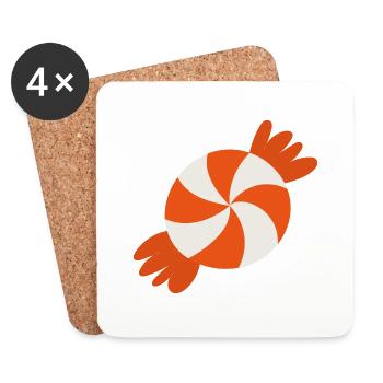Candy - Coasters (set of 4) - white - Front