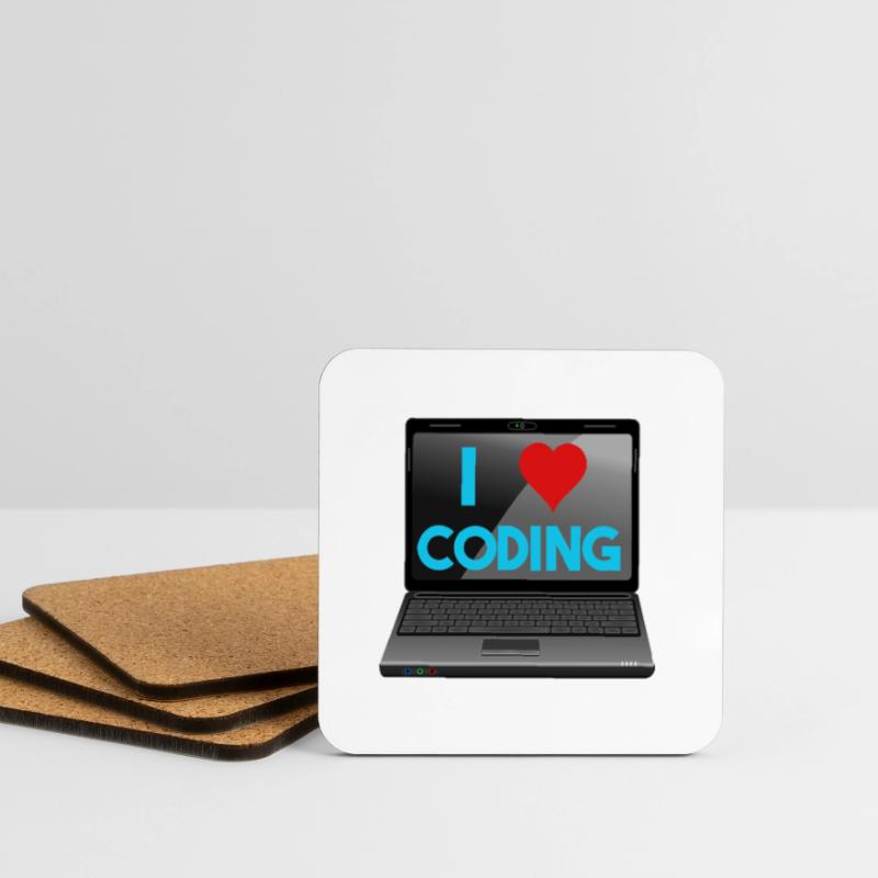 Programming, Programmer, Computer Scientist Coasters (set of 4)