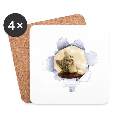 Katze Katze Kätzchen - Untersetzer (4er-Set)