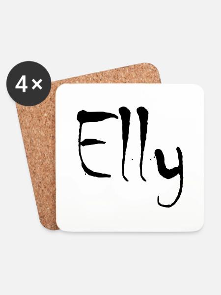 elly - Untersetzer (4er-Set) - Weiß