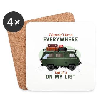 on my list - Untersetzer (4er-Set) - Weiß - Vorne