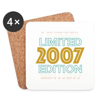 Retro Vintage Édition Limitée 2007 - Dessous de verre (lot de 4) - blanc - Devant
