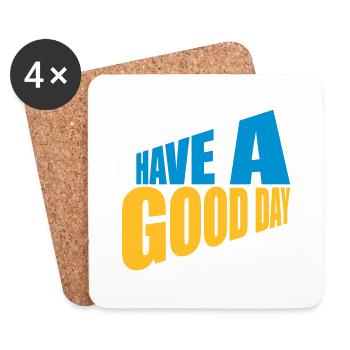 have a good day - Coasters (set of 4) - white - Front