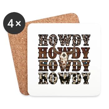 Country Music Rural Landei Country Musician Mom - Coasters (set of 4) - white - Front