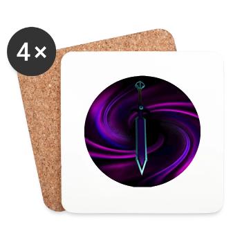 Sword of Darkness - Coasters (set of 4) - white - Front