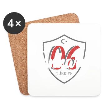 Ankara - Coasters (set of 4) - white - Front