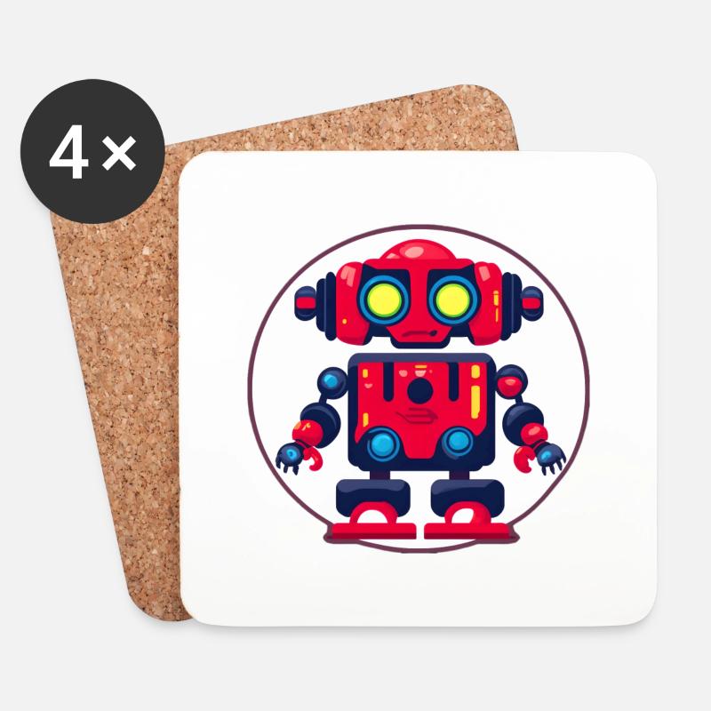Coggy - Untersetzer (4er-Set) - Weiß