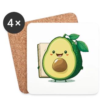 huum l'avocat - Dessous de verre (lot de 4) - blanc - Devant