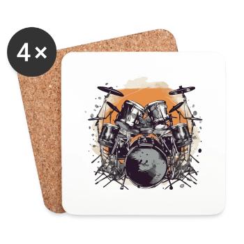 The battery - Coasters (set of 4) - white - Front