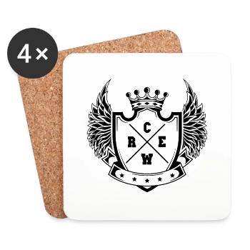 Crew - Untersetzer (4er-Set) - Weiß - Vorne