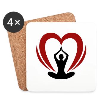 Joga - Untersetzer (4er-Set) - Weiß - Vorne