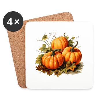 Gourds - Coasters (set of 4) - white - Front