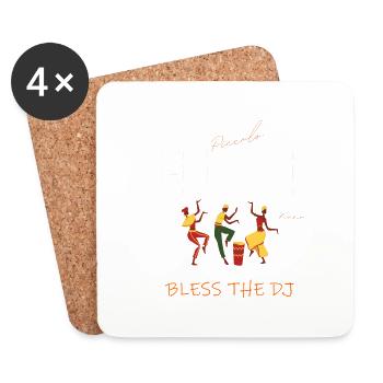 Little African - Coasters (set of 4) - white - Front