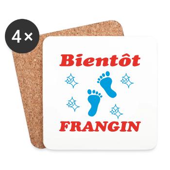 SOON BROTHER - Coasters (set of 4) - white - Front
