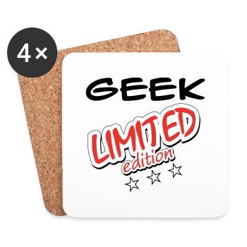 GEEK LIMITED EDITION - Dessous de verre (lot de 4) - blanc - Devant