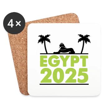 egypt 2025 - Untersetzer (4er-Set) - Weiß - Vorne