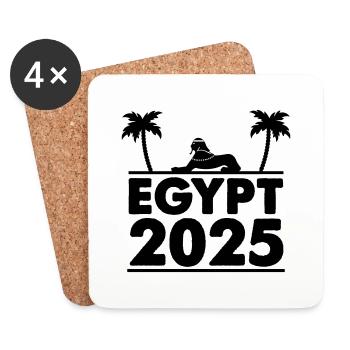 egypt 2025 - Untersetzer (4er-Set) - Weiß - Vorne