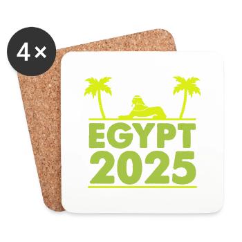 egypt 2025 - Untersetzer (4er-Set) - Weiß - Vorne