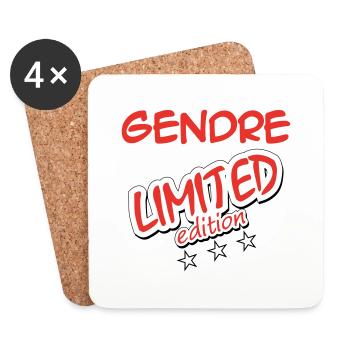 GENDRE LIMITED EDITION - Untersetzer (4er-Set) - Weiß - Vorne
