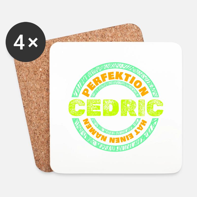 Cedric Cedric - Untersetzer (4er-Set) - Weiß