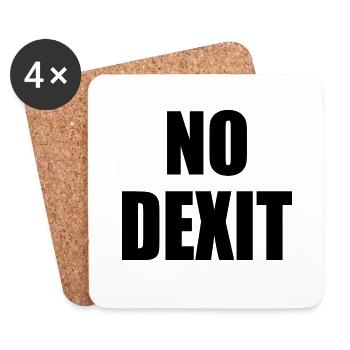 No dexit - Untersetzer (4er-Set) - Weiß - Vorne