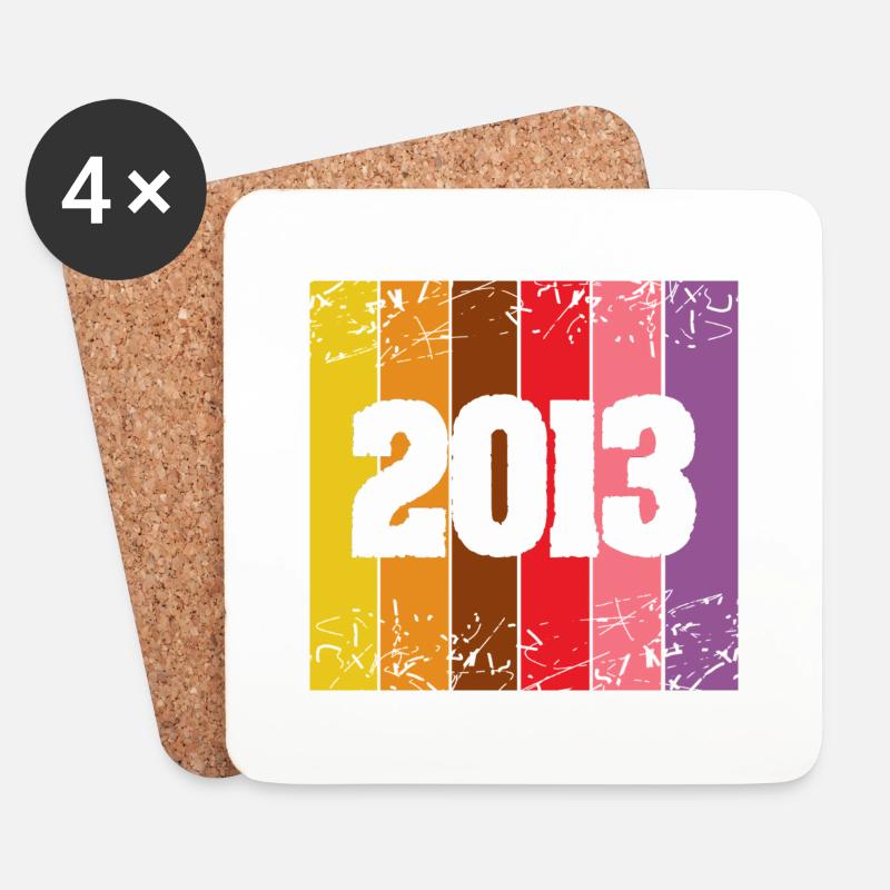 2013 - Untersetzer (4er-Set) - Weiß