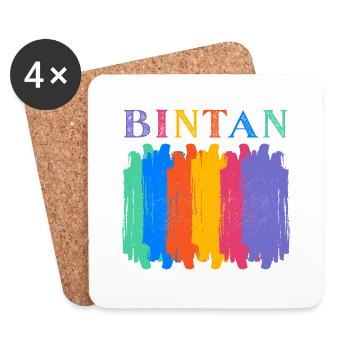 Bintan Indonesia - Coasters (set of 4) - white - Front