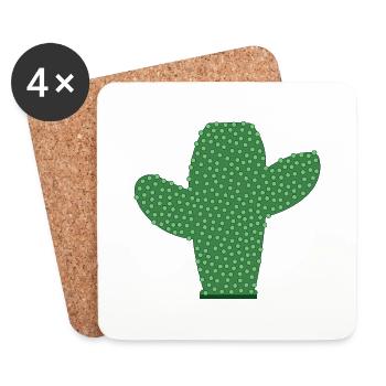 Cactus - Coasters (set of 4) - white - Front