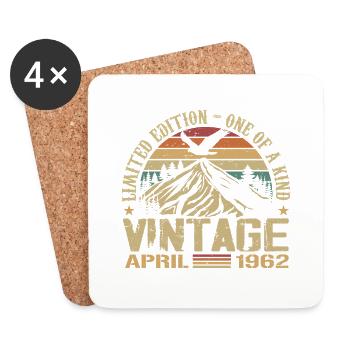 April 1962 Jubilee April 1962 Gift 1962 - Coasters (set of 4) - white - Front