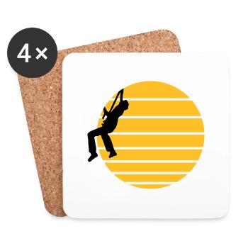 Climber - Coasters (set of 4) - white - Front