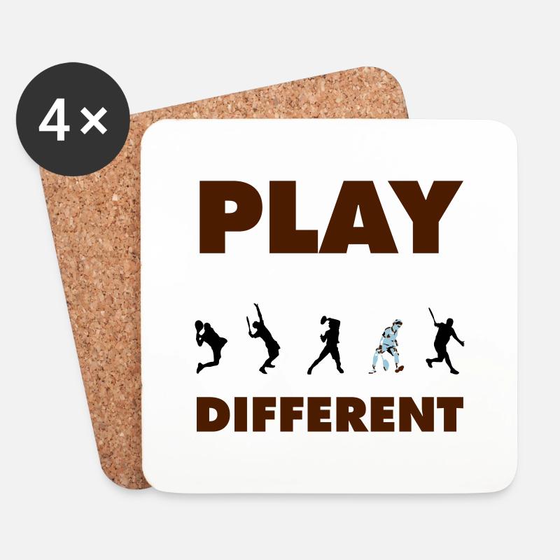 PLAY DIFFERENT - Untersetzer (4er-Set) - Weiß