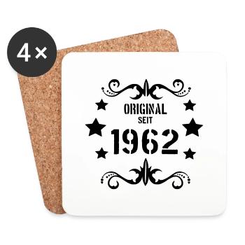 Original seit 1962 -x - Untersetzer (4er-Set) - Weiß - Vorne