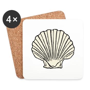 mussel64 - Coasters (set of 4) - white - Front