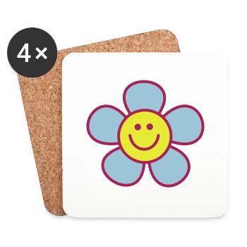 daisy - Coasters (set of 4) - white - Front