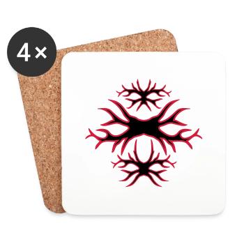 tattoo - Coasters (set of 4) - white - Front