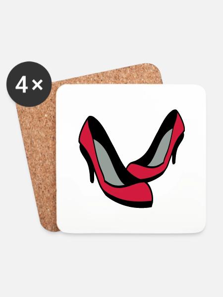 shoes - Coasters (set of 4) - white