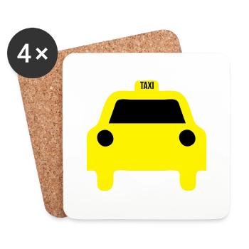 taxi - Coasters (set of 4) - white - Front