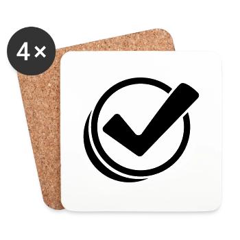 Haken Design - Coasters (set of 4) - white - Front