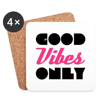 Good Vibes - Coasters (set of 4) - white - Front