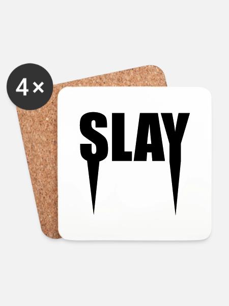 Slay - Coasters (set of 4) - white