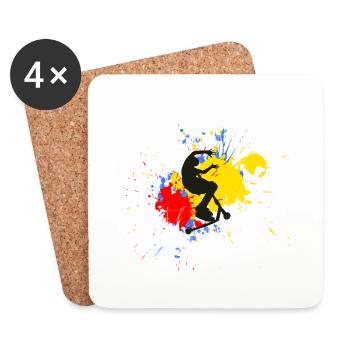 freestyle scooter - Coasters (set of 4) - white - Front