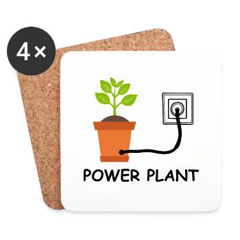 Gardening Garden Electrical Engineering Funny Gift - Coasters (set of 4) - white - Front