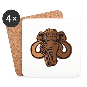 mammoth - Coasters (set of 4) - white - Front