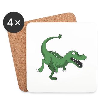 Dino 30 - Untersetzer (4er-Set) - Weiß - Vorne