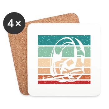 Gambling Listen Gaming Gamer Gift Gambler - Coasters (set of 4) - white - Front