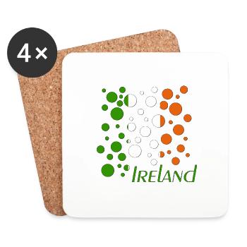Ireland Bubbles - Untersetzer (4er-Set) - Weiß - Vorne