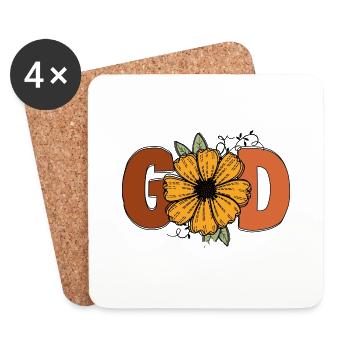 Church Religion Catholic Catholic Jesus Christ - Coasters (set of 4) - white - Front