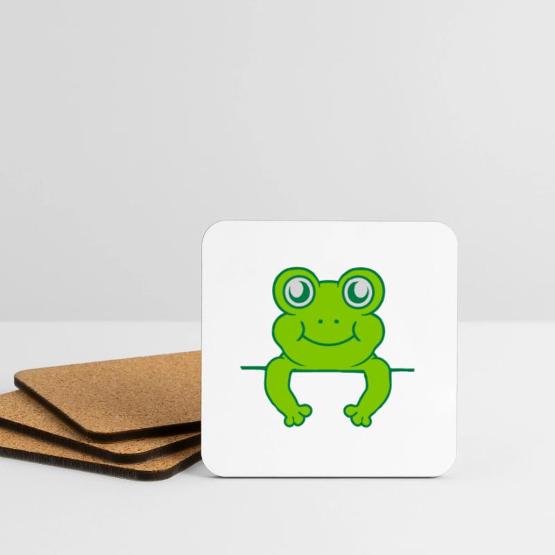 Shield Wall Frog Comic Coasters (set of 4)