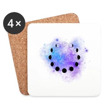 Astronaut - Coasters (set of 4) - white - Front