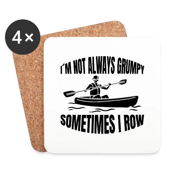 Rowing Rowing Club Rowing Team Rowing - Coasters (set of 4) - white - Front